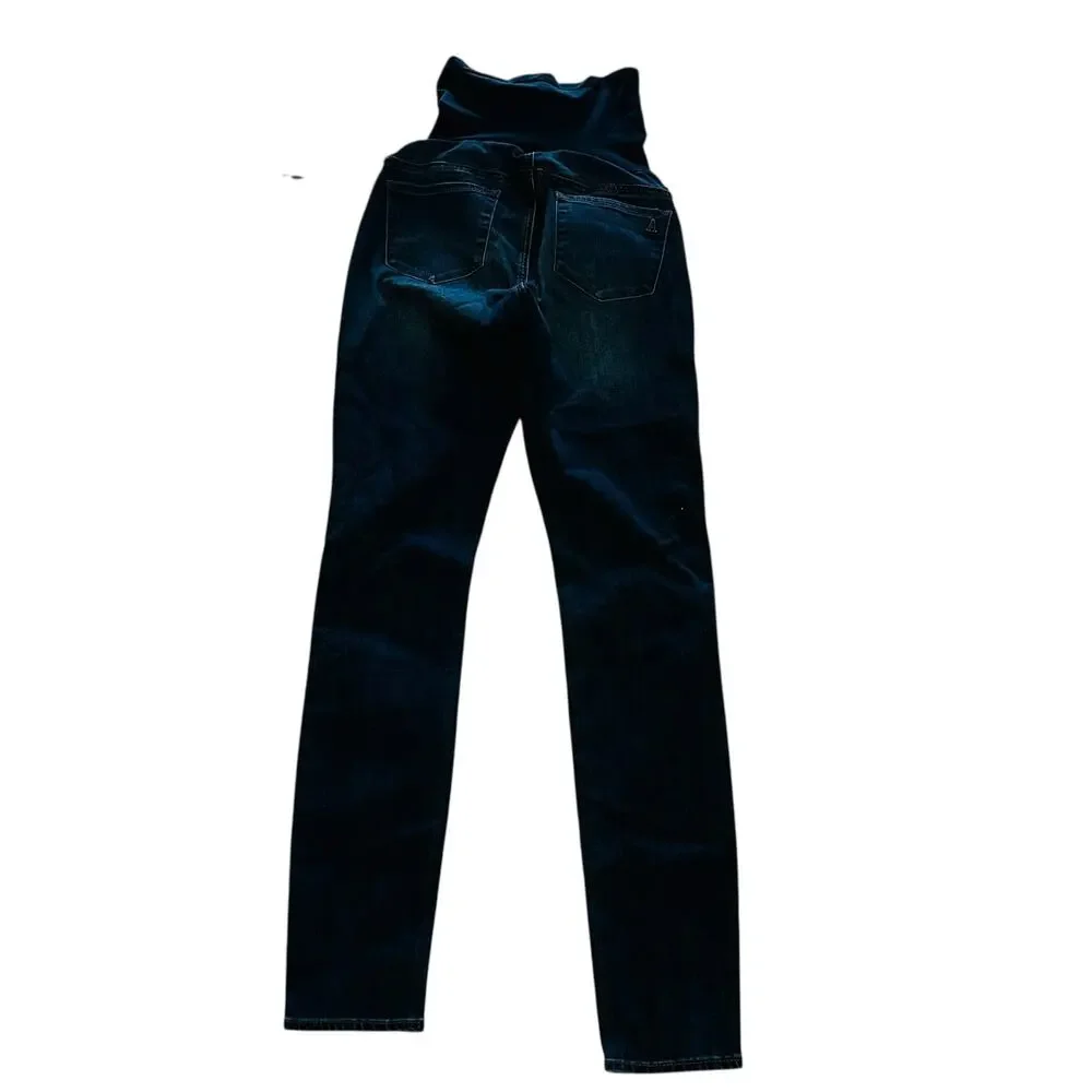 Articles Of Society Maternity Skinny Jeans Size 27 NWT Dark Wash Blue